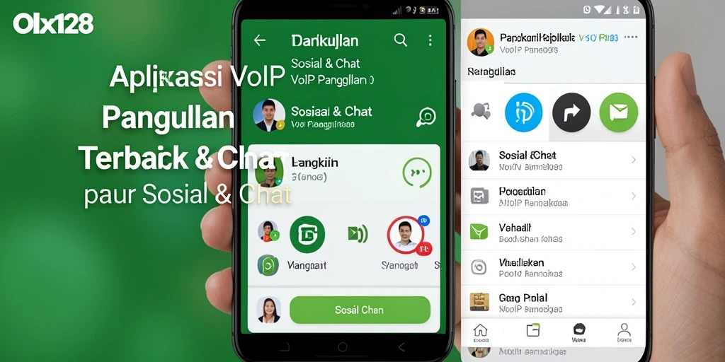 Antarmuka OLX128 menampilkan fitur VoIP Panggilan yang canggih dan ramah pengguna.